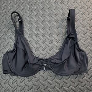 Venus Bikini Top D Cup Black Underwire Swim Supportive Bra Style